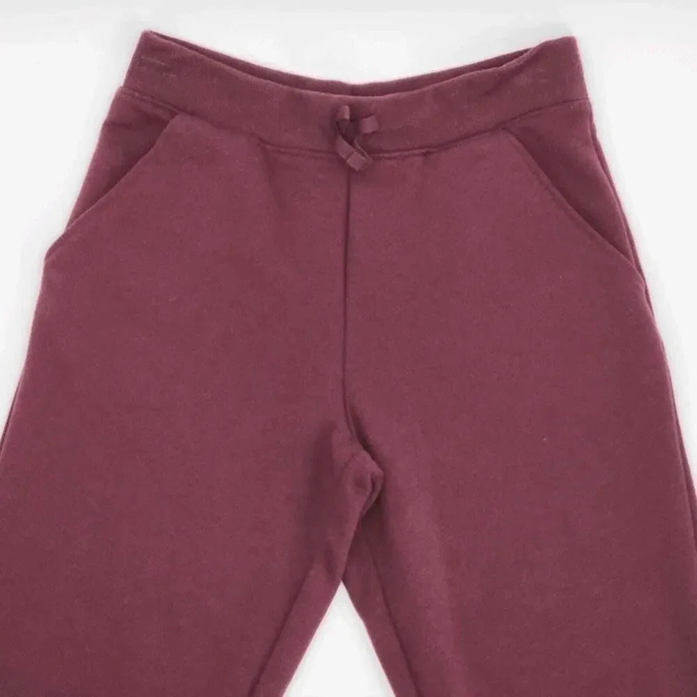 The Children's Place Uniform Fleece Jogger Pants Girl's Size 16 Burgundy Red